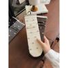 Female Spring and Autumn Floral Contrast Color Lace In The Tube Pile Pile Cotton Socks