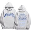 Stray Kids dominATE Europe Tour Blue Death Hoodie, Front Gothic Stray Kids Lettering Wing Graphic Full European Date List Oversized K‑Pop Fan Pullover