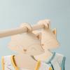 5Pcs Non-slip Baby Laundry Hanger Cute Baby Clothes Hanging Racks  Nursery Decor