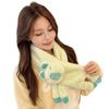 Plush Capybara Scarf Winter Warm Furry Neckerchief Cartoon Neck Gaiter Neck Warmer Stylish Neck Scarf for Adult Student