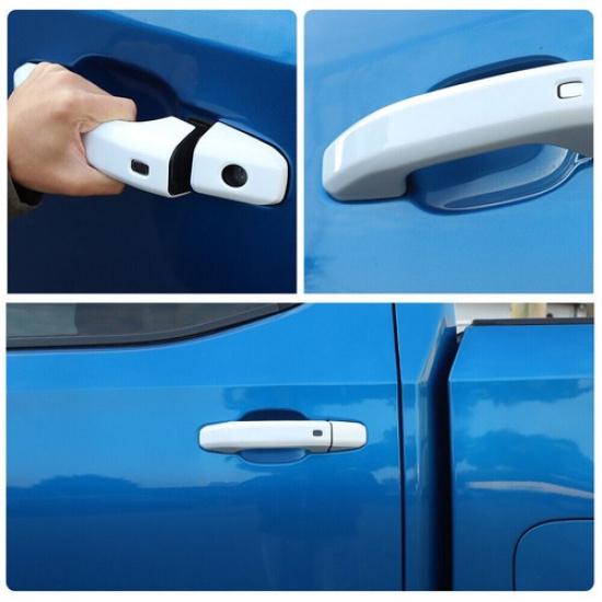 Exterior Door Handle Shell Cover For Chevy SilveradoSierra +Suburban White