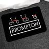 Brompton LOGO Floor Mat Non-Slip Laundry Room Mat Laundry Decor Balcony Child Living Room Bedside Mats