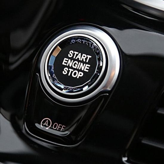 Silver Engine Start Button Replacement Kit for BMW F Chassis Series F10 F20 F30