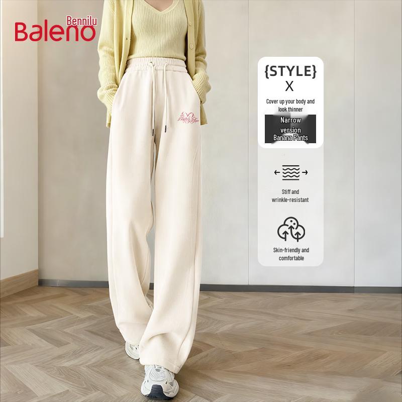 Baleno Lucky Rose High-Waist Drawstring Pants L