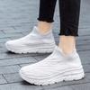 Summer New Fashion Flying Woven Shoes Sneakers Plus Size 35-48 Couples Leisure Sports  One Pedal Lazy Shoes.