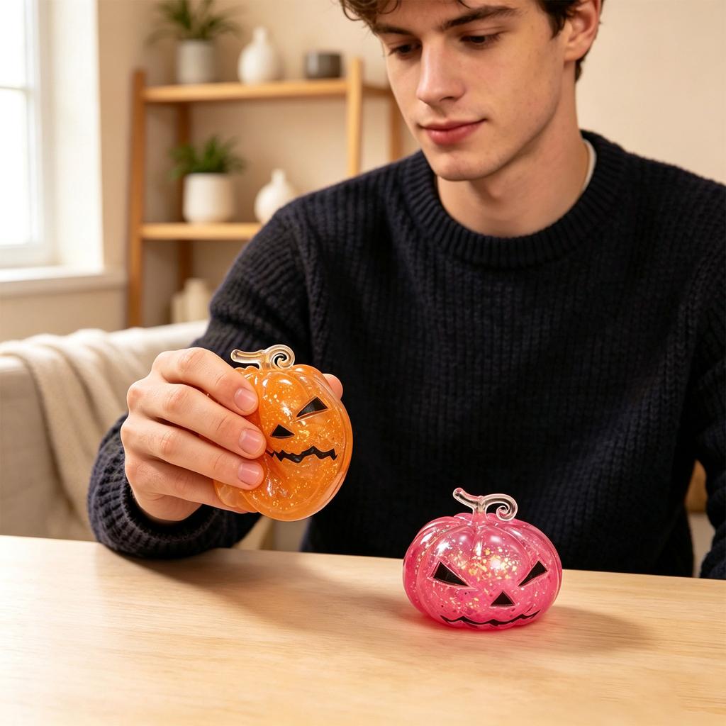 Halloween Pumpkin Toy Slow Rising Stress Toy for Kids Adults