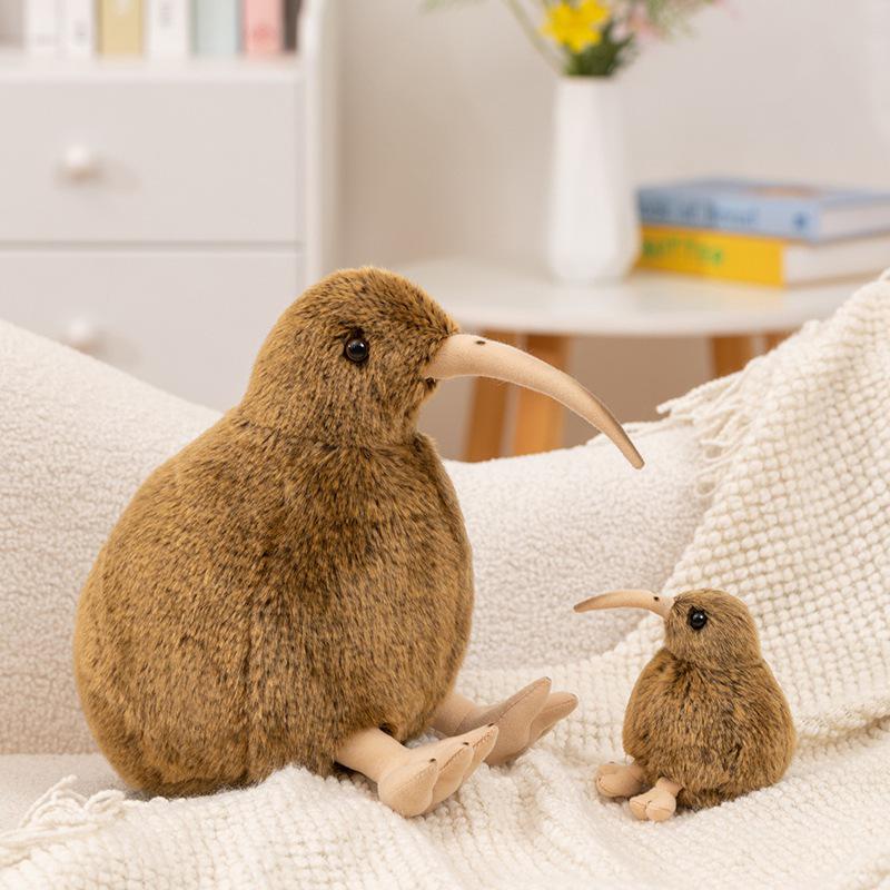 Kiwi Bird Plush Toy - New Zealand National Bird Doll, Cute Children's Gift