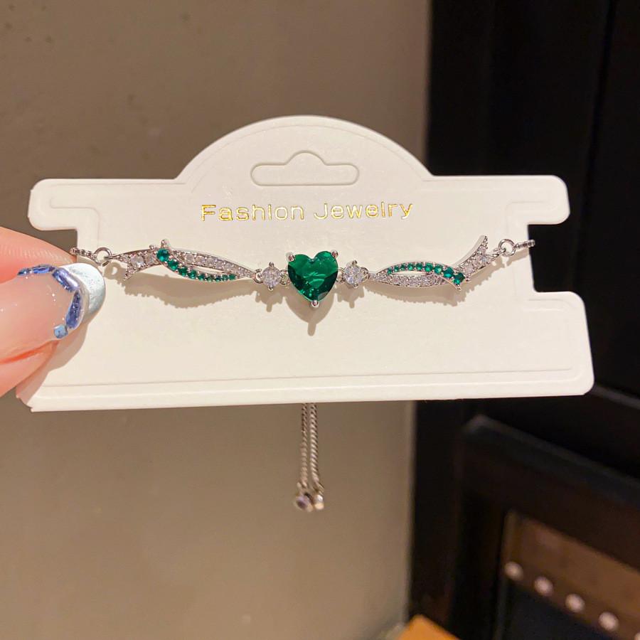 Herzförmiges Schmuckarmband Handgefertigt Kupfer Elegantes Geschenk Für Frauen Sommer