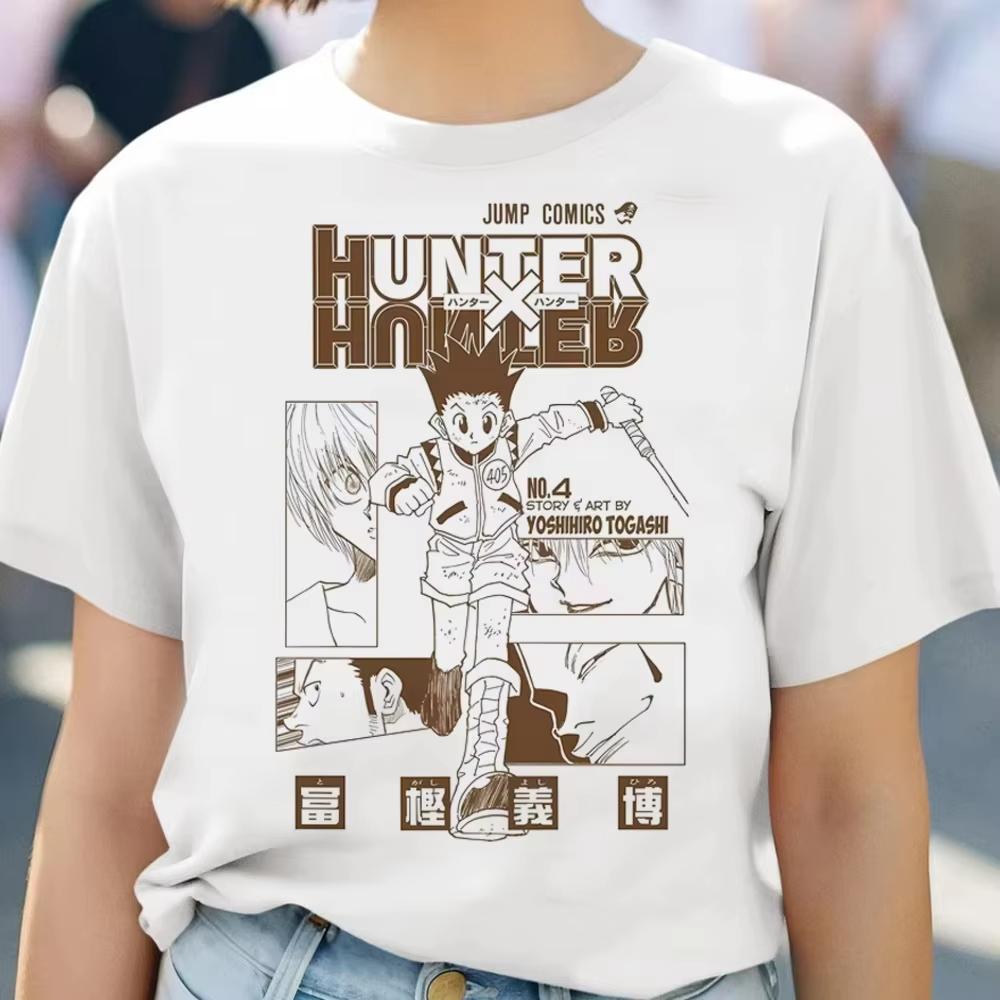 Anime Hunter X Hunter Printed Tshirt Unisexs Clothing and Womens Tshirt Boy Girl Tshirt 2026 Summer New Y2K Tops