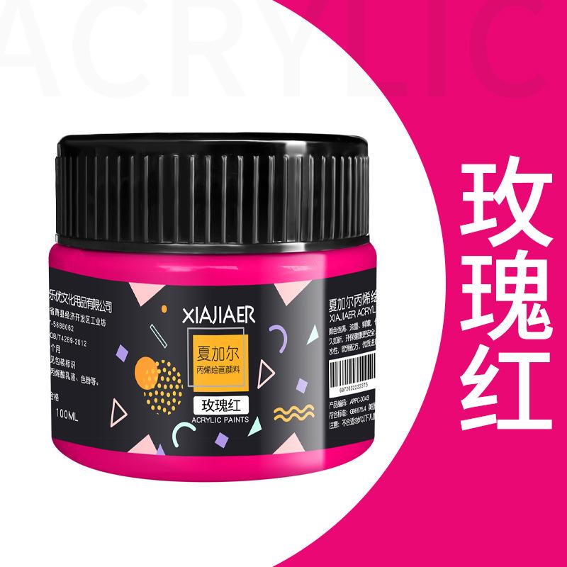 1pcs Art Acrylic Pigment 100ml 38 Colors In Jar,Doodle,DIY,Can Be Used For Wall,Stone,Textile Painting Art Supplies