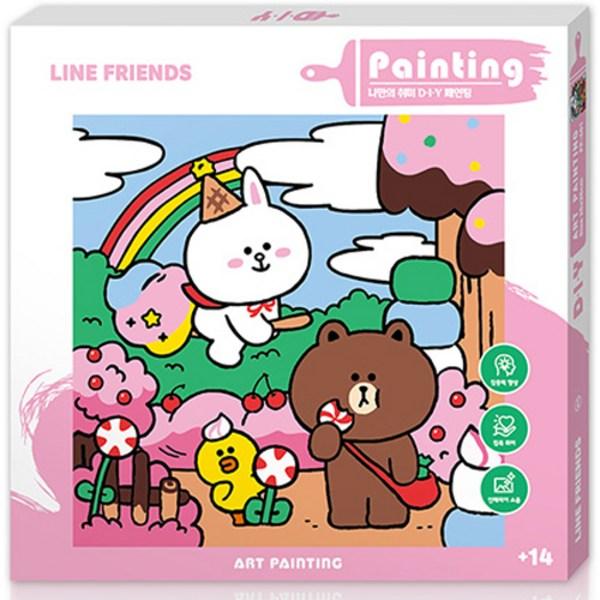 

Линия художественной росписи DIY для всей семьи Friends Sweet Rainbow, смешанные цвета