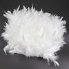 1 Meter Sewing Decoration Natural Turkey Feathers Ribbon Tassel Apparel Fabric Feathers Trim