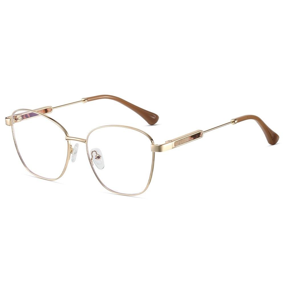 Metal Prescription Glasses Stylish Design Anti Blue Light Myopia Optical Eyewear for Women Hand Made Myopia Glasses for Man