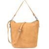 Italian Leather Bag Purse Natural Suede