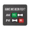 Dog Feeding Reminder Sign With Magnet, Pet Food T Racker With Have We Been Fed Acrylic Pet Supplies Cat Feed Indication Charts