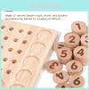 Jeu éducatif en bois pour enfants pour apprendre les mathématiques, jeu d'association de nombres et d'arithmétique pour les enfants d'âge préscolaire