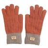 Winter Gloves with Velvet and Thickening Korean Style Cold-proof Cycling Touch Screen Knitted Gloves Warm Unisex Wool