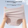 Female Spring and Autumn Cotton Anti Bacterial Comfortable Breathable High Waist Belly Triangle Briefs