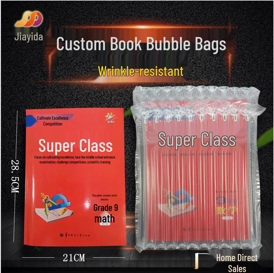 

Inflatable A4 Air Cushion Bag for Books and Learning Materials - Anti-Pressure Protective Packaging 9 columns 22H 2CM; PE+PA