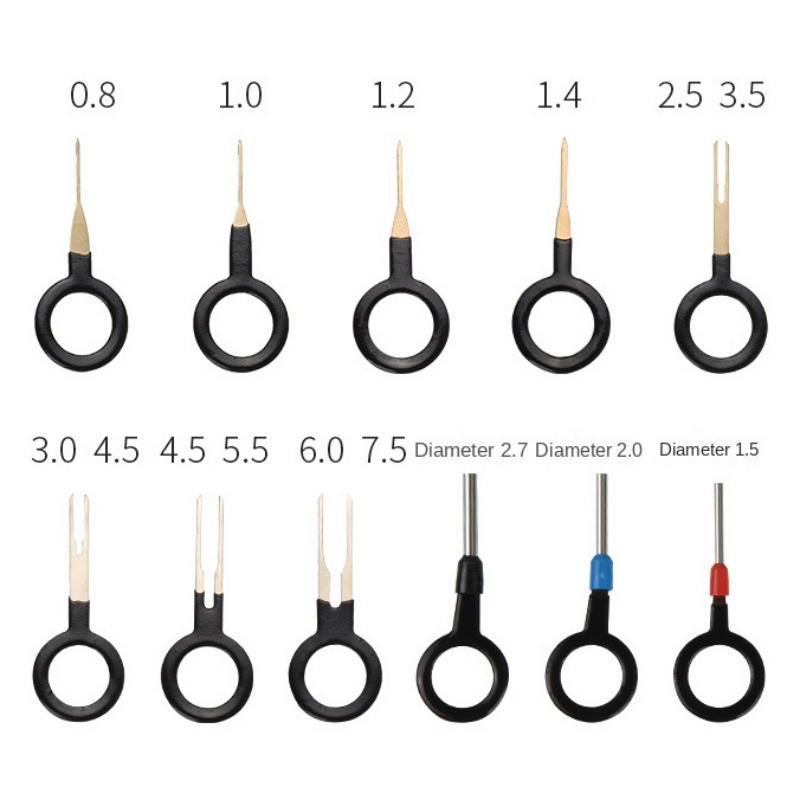 11pcs Automotive Wire Terminal Removal Tool Car Wiring Crimp Connector Pin Kit Durable