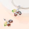 Copper Golden Autumn Series Charms Beads Scarecrow Pumpkin Maple Leaf Charms For Women Fine Diy Jewelry