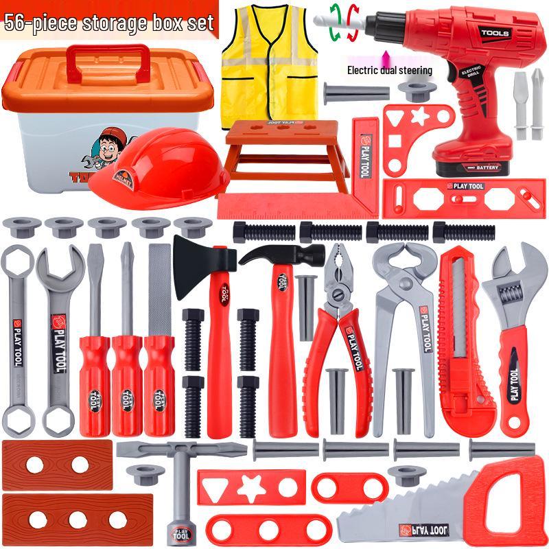 Children's Toolbox Set with Electric Drill and Screwdriver Repair Toys