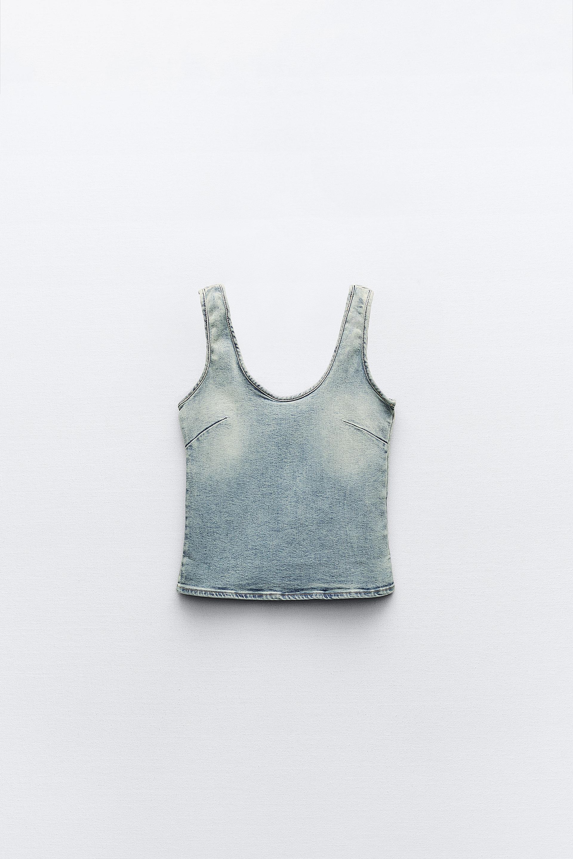 

TRF ДЖИНСОВЫЙ ТОП