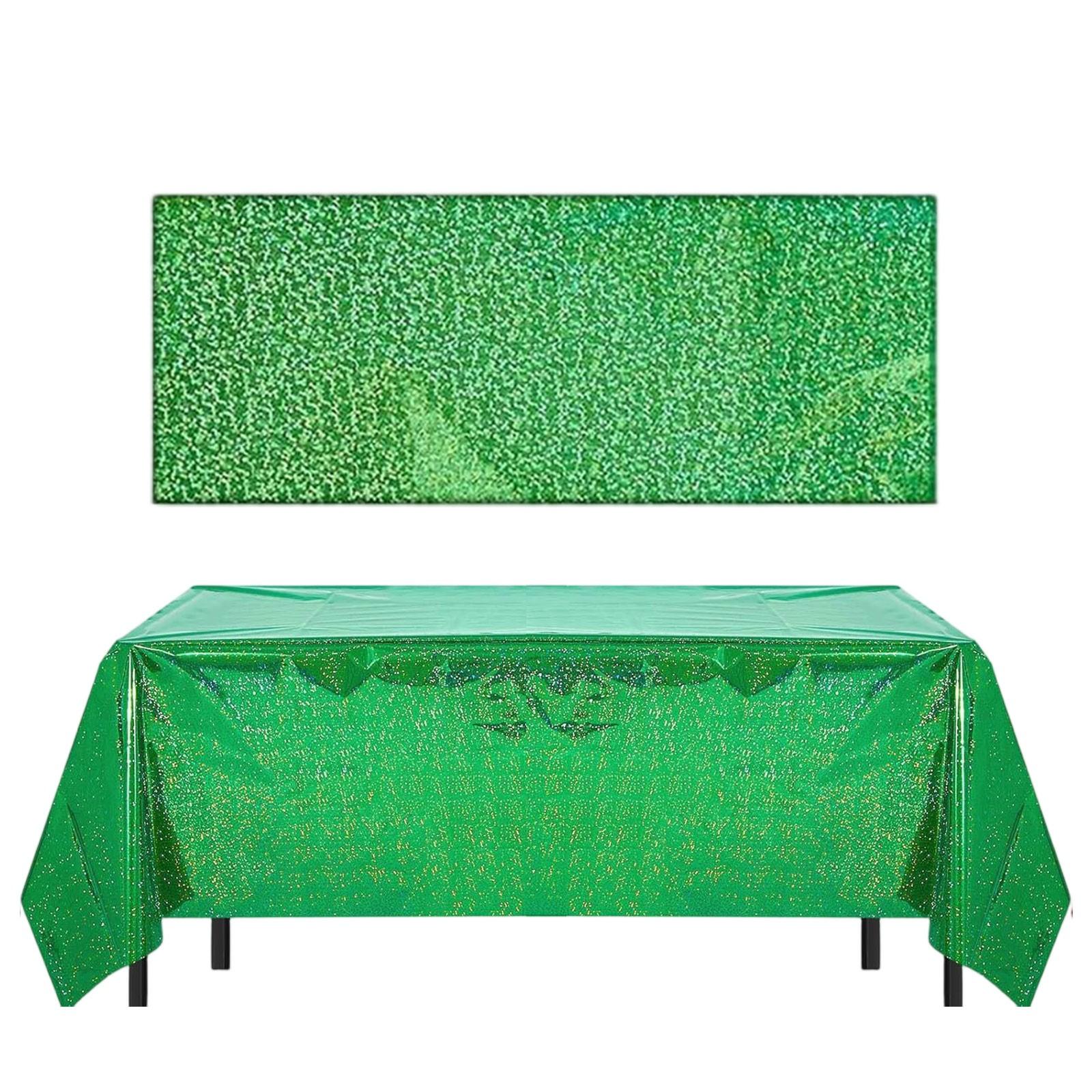 

Скатерть с радужной тематикой, украшение для вечеринки, комплект из двух предметов, новая креативная скатерть, украшение для вечеринки One Size зелёный