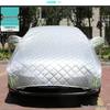 Half-Car Sunshade & Rainproof Cover with Heat Insulation and Hail Protection.