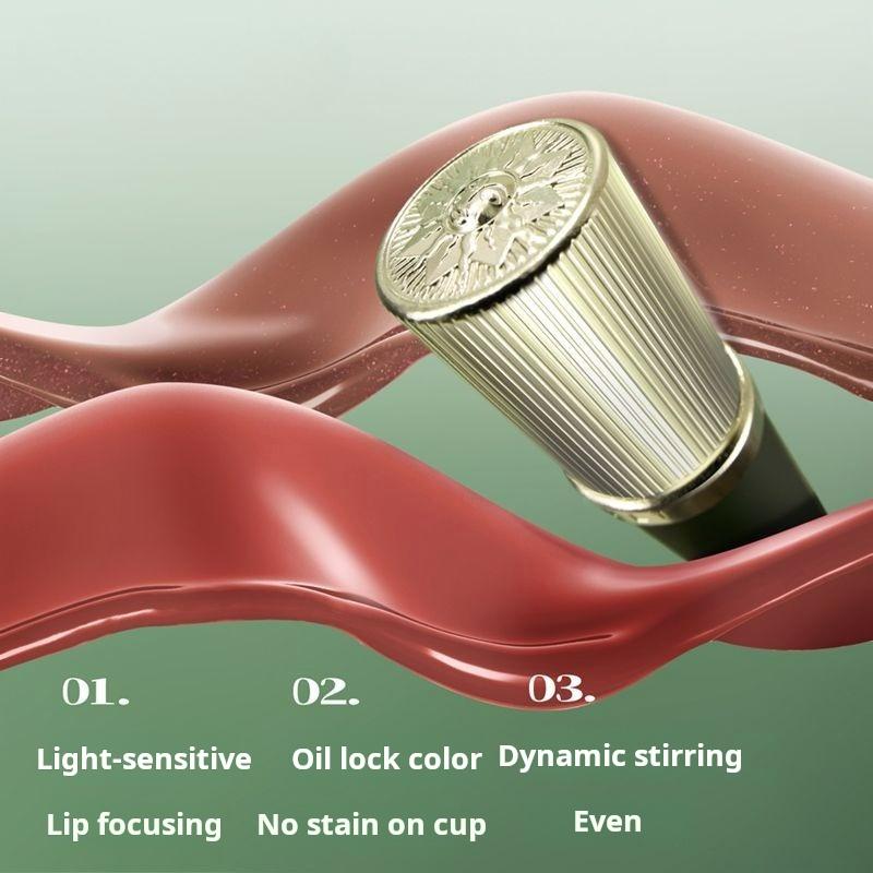 Girlcult Fantasy Lip Gloss Peach Series Stinging Water Light Moisturizing Lip Lacquer Thin and Glittering