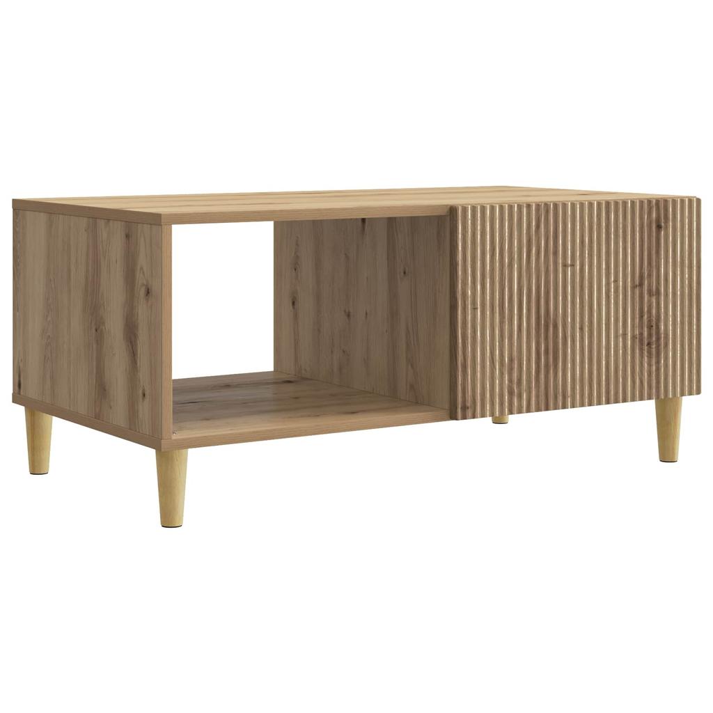 Artisan Oak Coffee Table 90 x 50 x 40 cm Engineered Wood