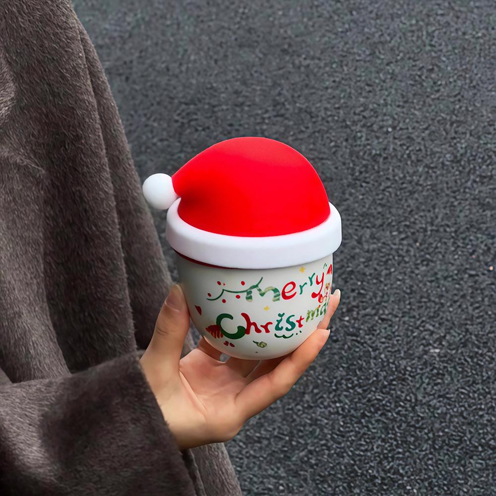 Söt Julkaffemugg 230ml Mini Kawaii Keramiska Koppar För Te Mjölk Vatten Juice Matcha Älskare Kreativ Frukostkopp Gåva