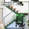 BKBEINGKING 5-Line Laser Level, Green, 5 Lines, 6 Points, Rotating Laser, 4-Direction Large Square Beam, Dustproof and Waterproof, Automatic Correctio