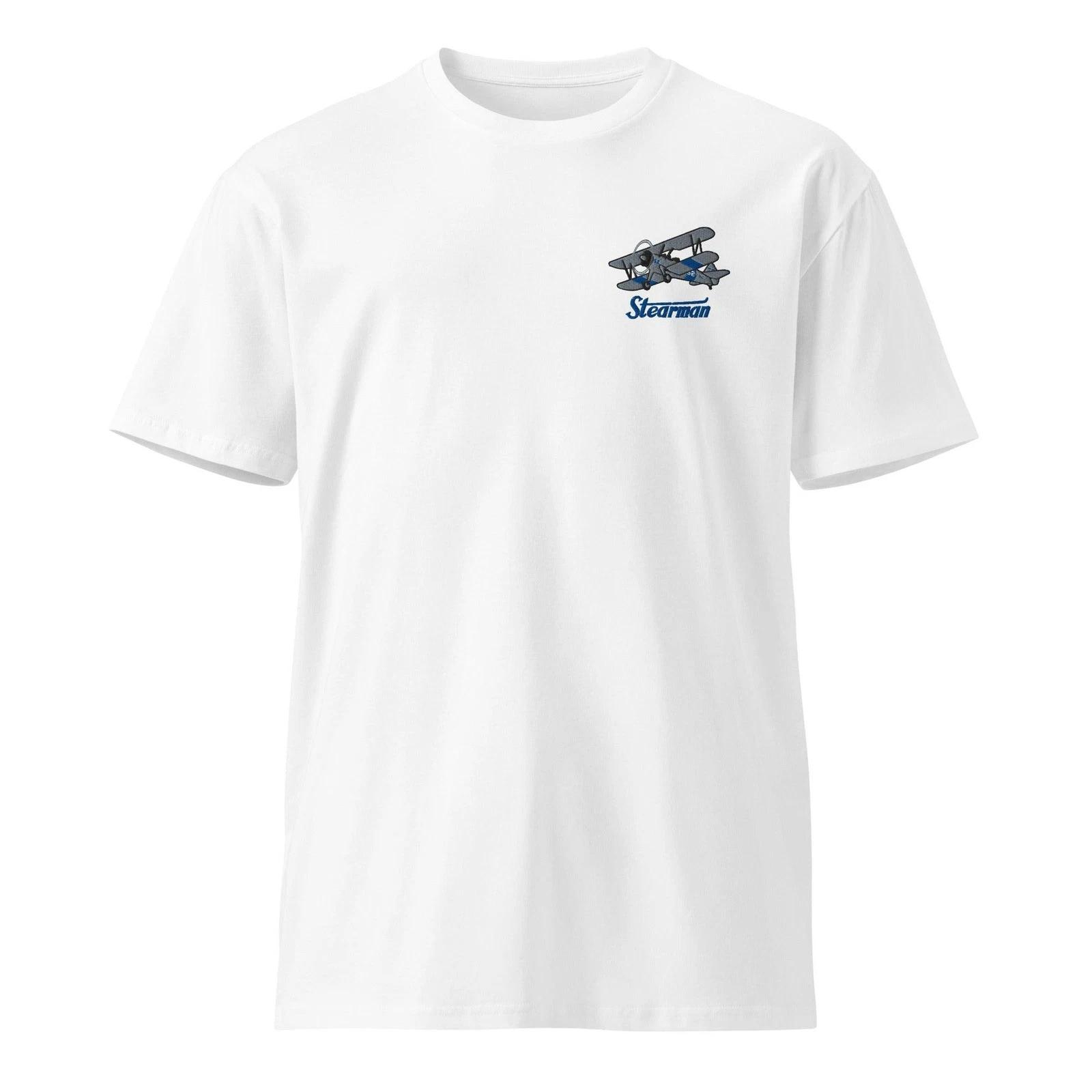 Flyboy Toys Stearman FSX1 (Navy) Premium Custom Embroidered T-Shirt S
