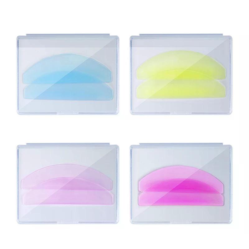 3D 1Pair Ultra Thin Silicone Eyelash Perm Pads Lashes Rods Shield Lifting Eyelash Curler Accessories Applicator Makeup Tool