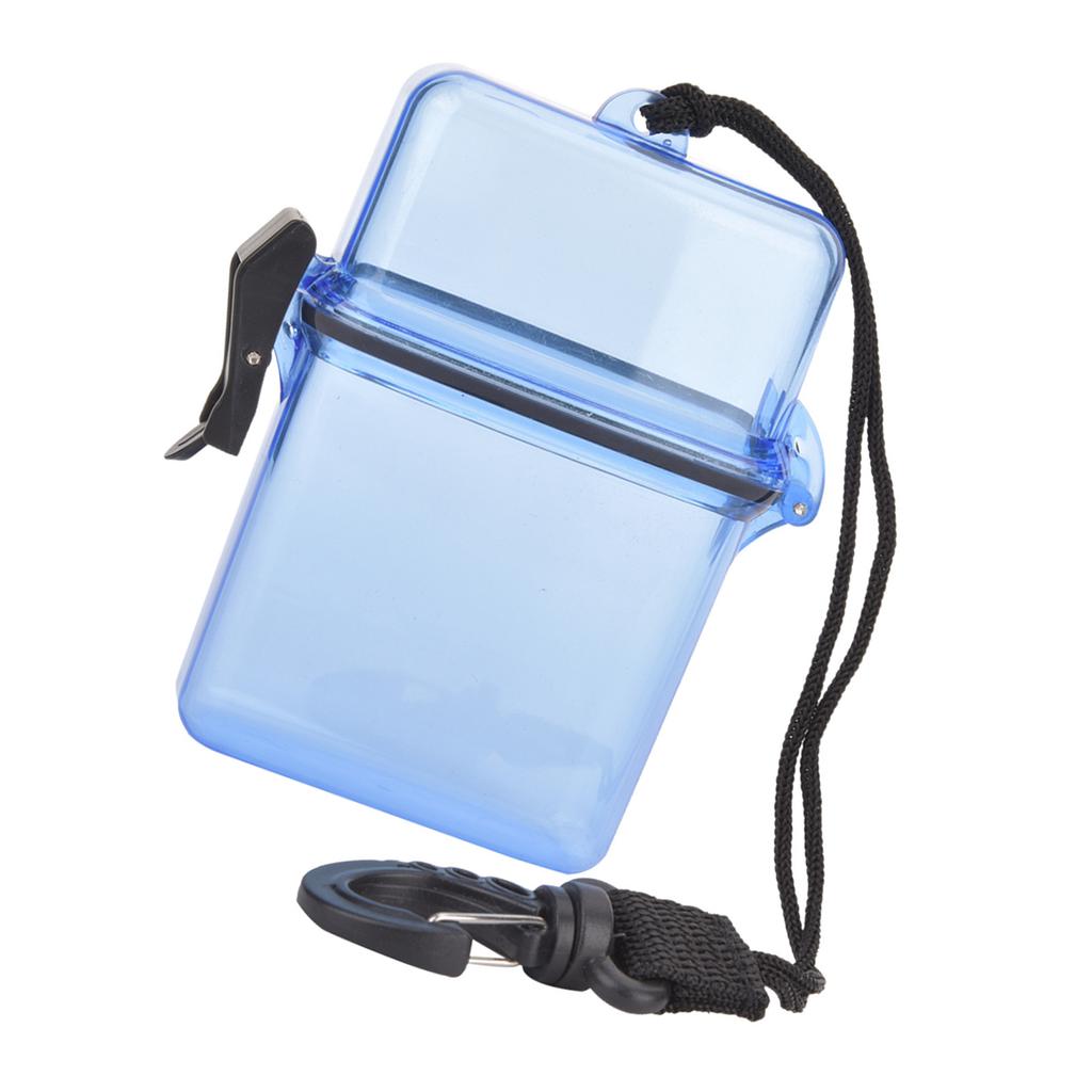 Plastic Transparent Underwater Kayak Sealing Box with Rope Hook for Surfing Canoe Kayak