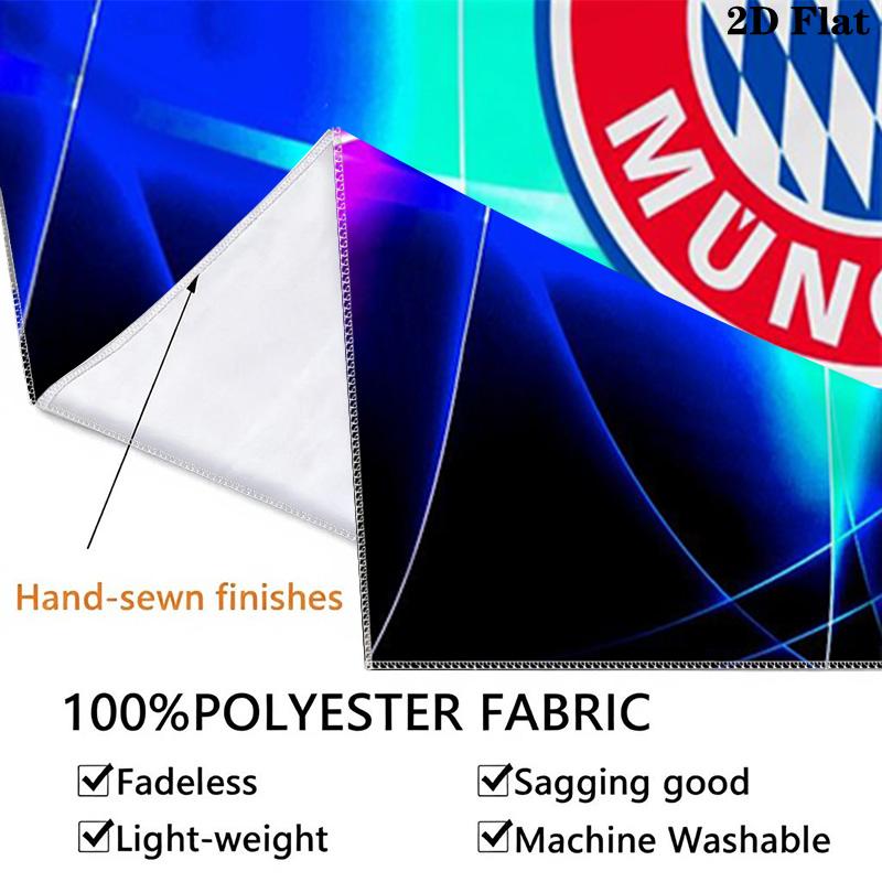 FC Bayern Munich Wall Tapestry Aesthetic Wall Hanging Printed Fabric Blanket Decorative Tapestries for Bedroom Living Room Home Decor