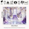 2D Castle Palace Staircase Backdrop Bridal Shower & Prom Photo Booth