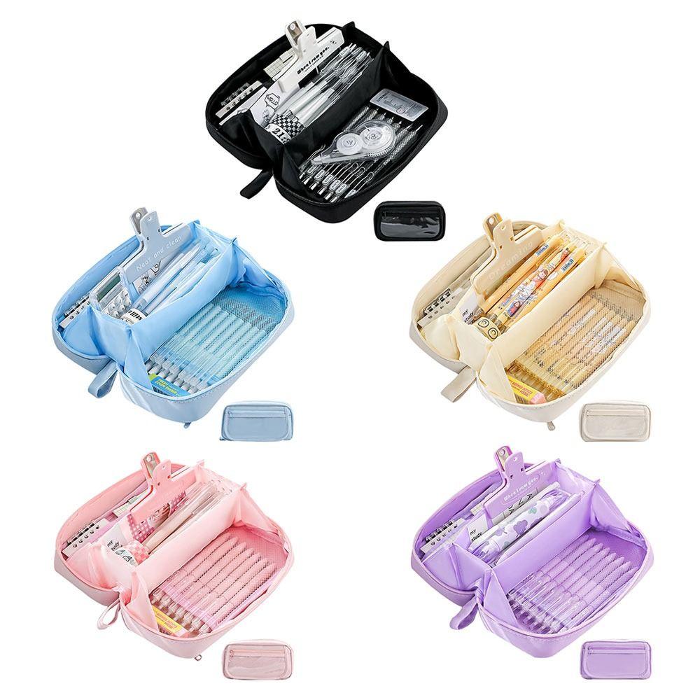Fabric Pen Bag Large Capacity Pencil Case NEW Pen Box