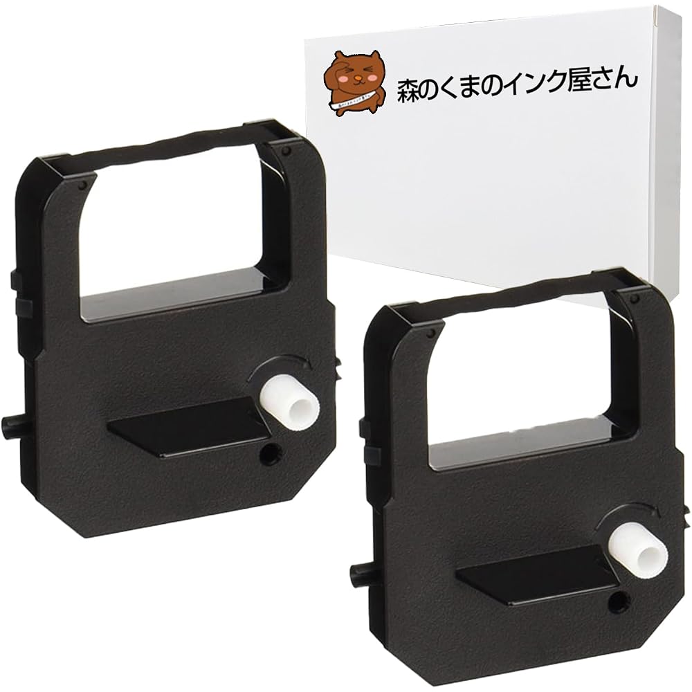 Mori no Kuma's Ink Shop TP1051SB TP-1051SB SEIKO General Purpose Ink Ribbon Cassette Black Set of...