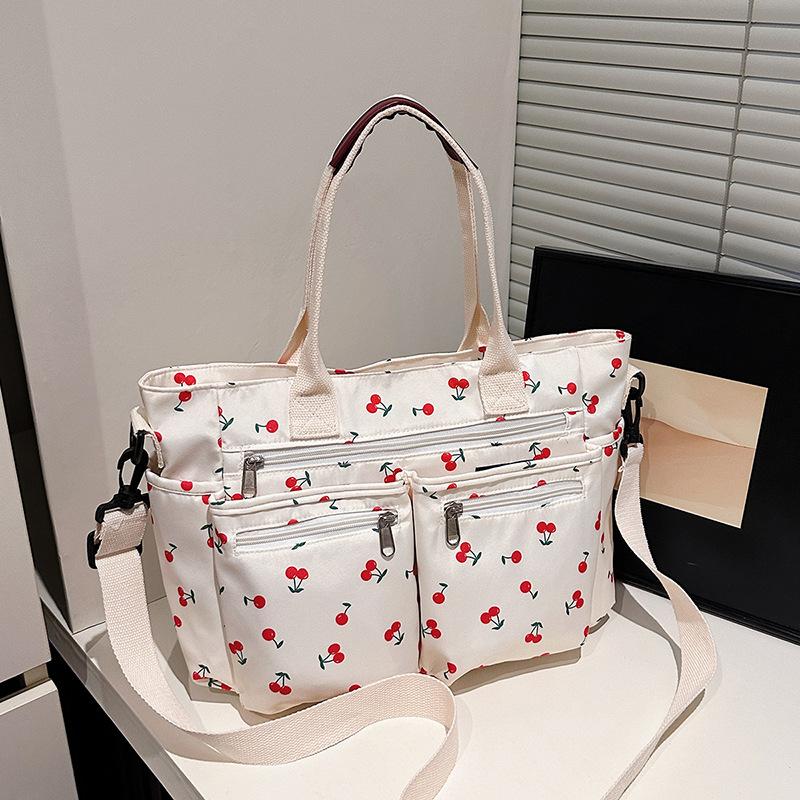 Simple Messenger Women's Tote Bag, New Spring and Summer Versatile Portable Student Class Shoulder Bag