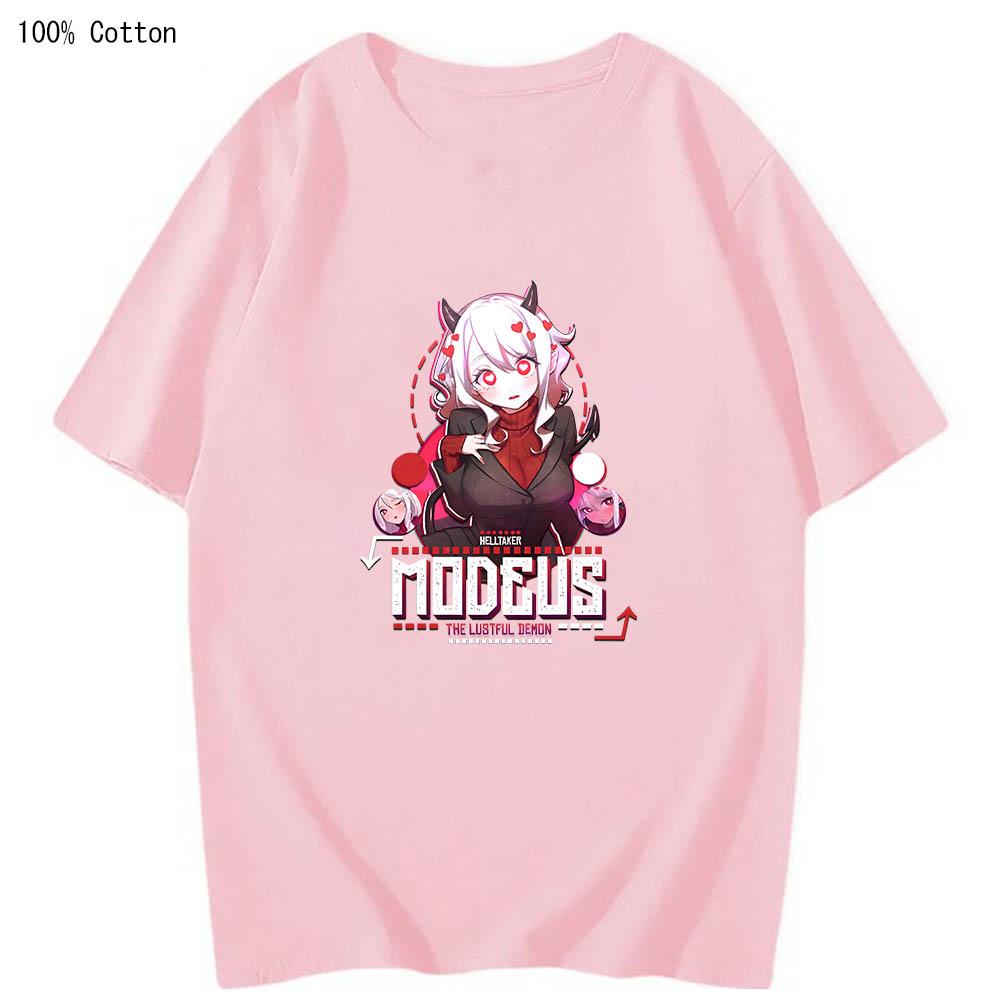 Helltaker Printed Graphic Cute T-shirts Funko Pop Manga Tshirt Soft 100% Cotton Men/women Tee-shirt Large Cartoon Anime Tshirts