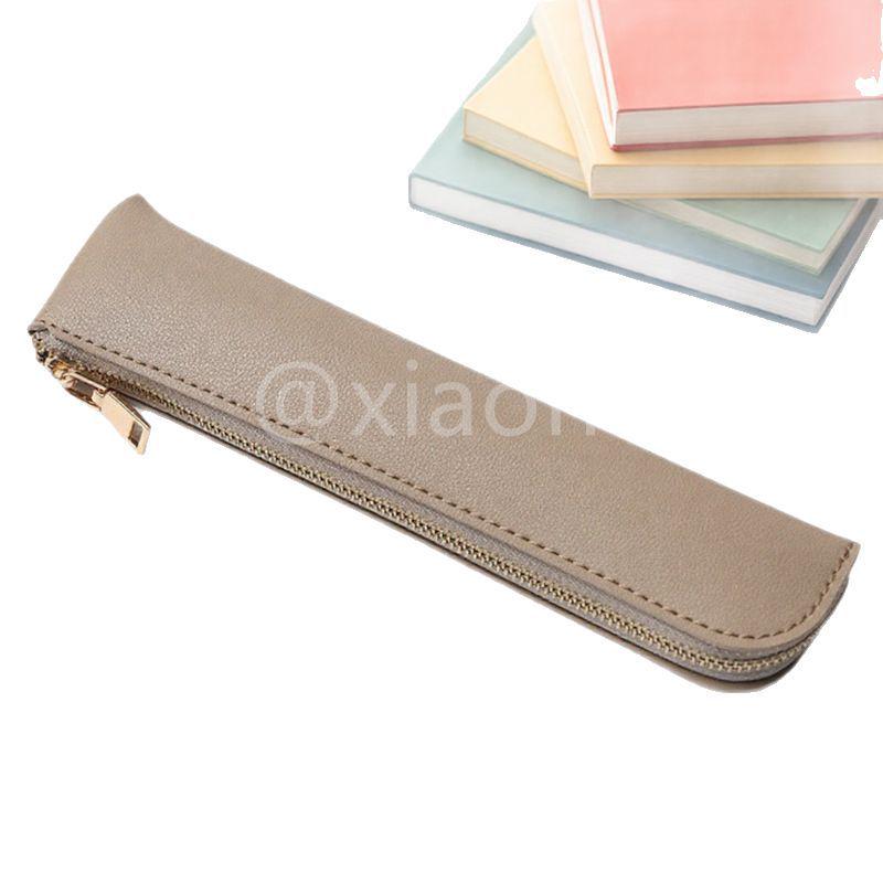 Custom PU Multi-functional Pen Sleeve - Personalized Stationery Storage Bag, Logo Printable