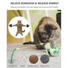 CyunCmay Tumbler Cat Toys, Durable Cat Toys for Indoor Cats Adult, Balance Car Kitten Toys, Interactive Cat Toy with Teaser Wand/Treat Dispenser, Cat