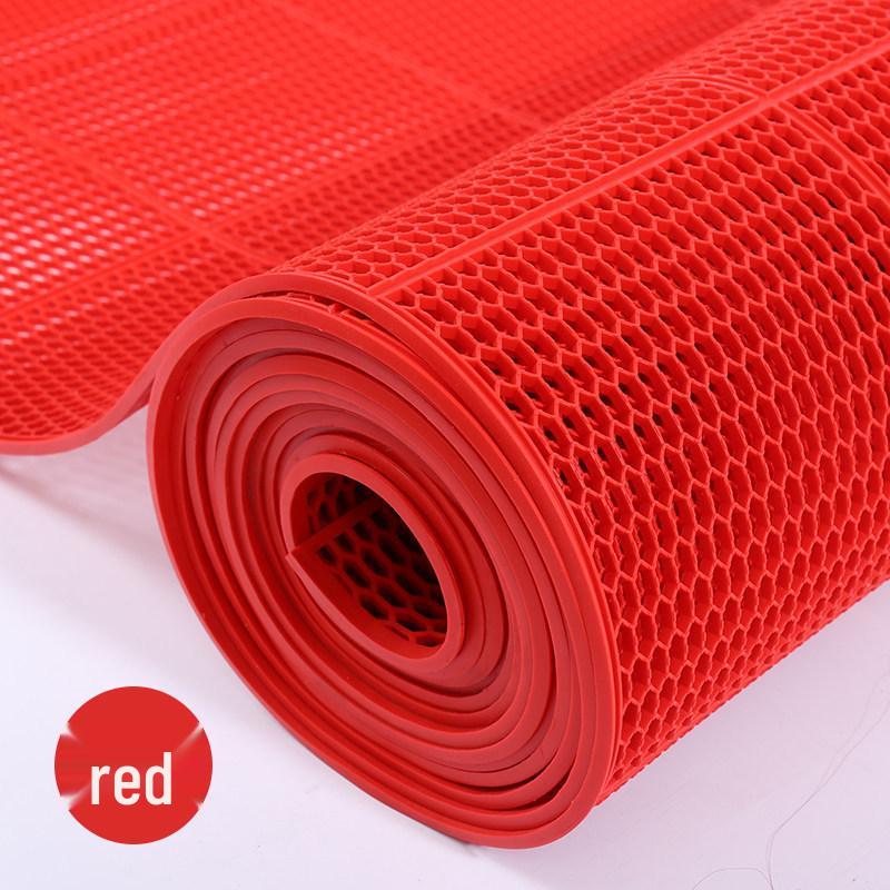 PVC Non-Slip Bathroom & Kitchen Mat - Waterproof, Oilproof, Hollow Design