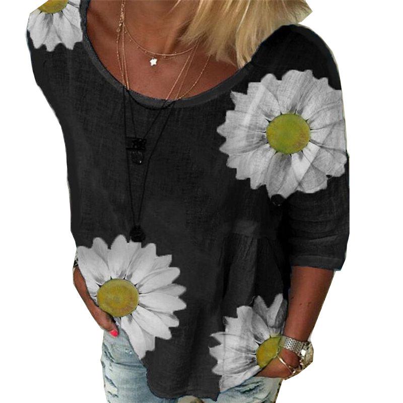 Elegant Plus Size Women's Summer Shirt Blouse Featuring Breathable Soft Material And Boho Vibes