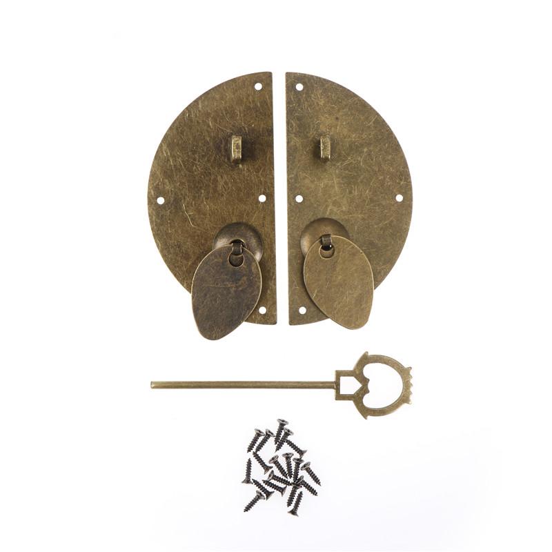 Chinesischen Stil Möbel Hardware Eisen Tür Klopfen Klopfer Ziehen Vintage Schloss