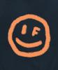 GRAVER [Unisex] Big Dot Smile Spray Sweatshirt_Navy