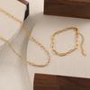 Sunflower Necklace Fashion Bracelet: Titanium Steel Clavicle Choker for Women