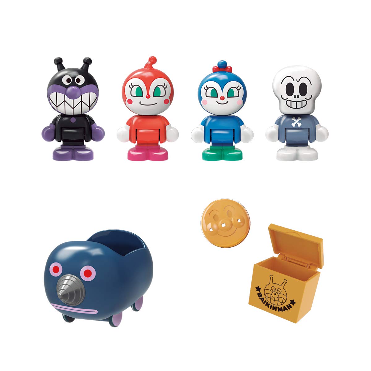 

Anpanman First House Doll Set Baikinman and Friends